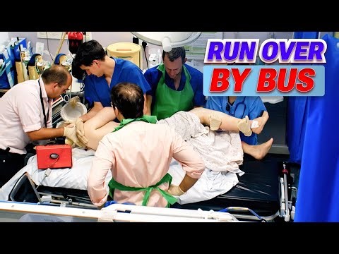 Bus Runs Over Man Code Red at Kings Hospital A&E | 24 Hours in A&E