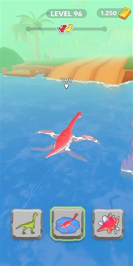 🎮 Dino Shifting Dinosaur Games Level - #96 🦖👑 #shorts #mobilegame