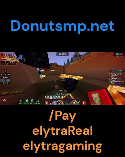 Toxic Player Rages After Losing Donut SMP #shorts #funny #cool #minecraft