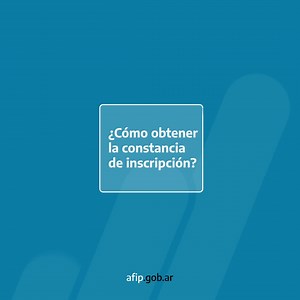 CONSTANCIA DE INSCRIPCIÓN Es un documento público y gratuito que acredita la correcta inscripción ante la AFIP. La constancia de inscripción brinda la información necesaria que puede ser de utilidad para clientes, proveedores y demás entidades que realicen transacciones entre sí. Allí se detalla el nombre del contribuyente, su CUIT, la categoría, fecha de inscripción y domicilio fiscal. Para obtenerla, se debe ingresar a www.afip.gob.ar con el número de CUIT. | ARCA Informa