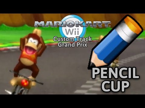 Mario Kart Wii Custom Track Grand Prix Part 32 | Pencil Cup