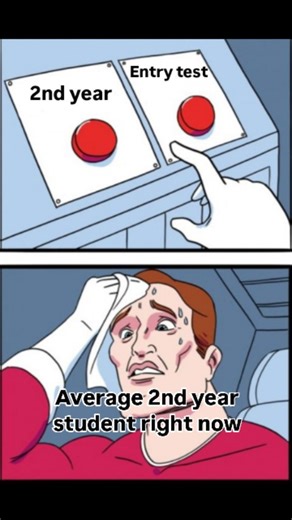 NUSTrive on Instagram: "This button or that button??? . . . . . . . . . . . . . . . #nustrive #nust #net #entrytest #engineering"