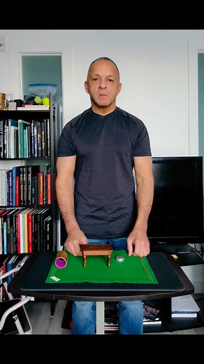 Coins thru table. #magicianforhire | Al Grose