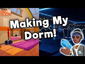 Making My Dorm room! - Rec Room VR LIVE