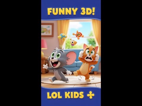 🐭 Naughty Mouse & Silly Cat 😹 | 8:36-Min Long 3D Cartoon Poem for Kids