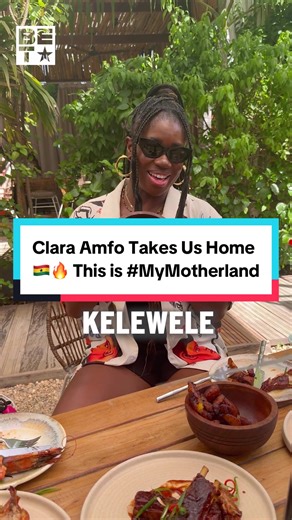 Culture starts at home 🌍✨ #ClaraAmfo takes us to her motherland of Ghana 🇬🇭 by sharing one of her favourite food traditions, Kelewele 🔥 This is the first chapter of #MyMotherland, a BET UK celebration of heritage, culture and the stories that shape us. Get involved by sharing your roots using #MyMotherland and be part of the culture. #BETUK #MissionMotherland