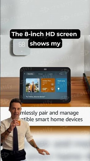 Amazon Echo Show 8, With Spatial Audio, Smart Home Hub, and designed for Alexa+, Charcoal