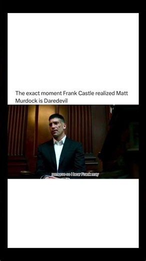 The Moment Frank Realizes Who Matt is ⁉️ I Daredevil