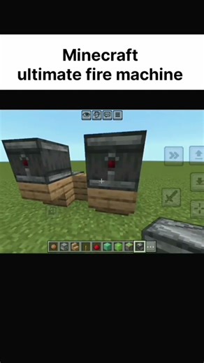 Minecraft ultimate fire machine tutorial #minecraft