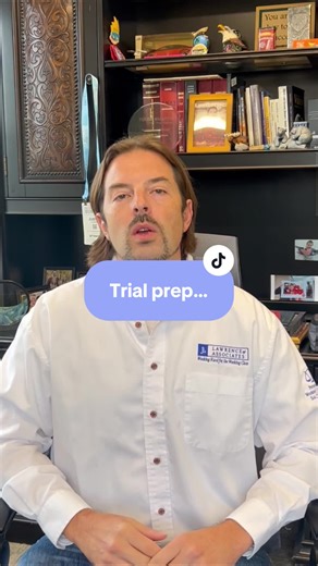 Trial prep is nerve-wracking! We scout opposing counsel, research the judge, and prep the courtroom. Unforced errors can't happen! #TrialPrep #Lawyers #CincinnatiLaw #Courtroom #LawrenceLaws