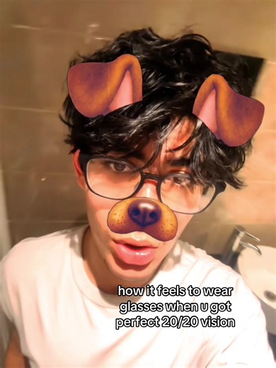 How It Feels to Wear Glasses with Perfect Vision