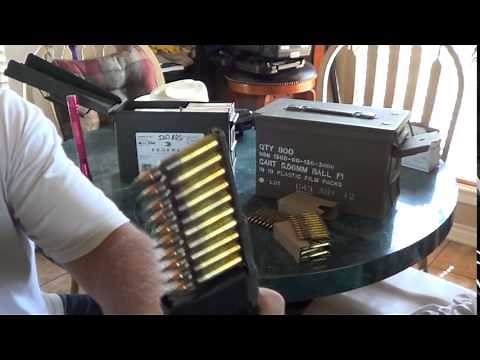 Loading Stripper Clips of 5 56 Ammo Into Magazines - Clip vs Magazine