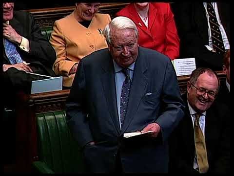 Edward Heath MP, May 9, 2001. Personal Statement. Last House of Commons Speech