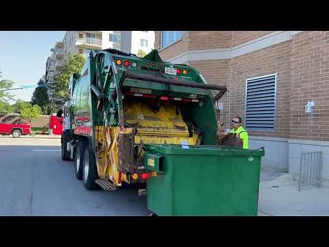 Waste Management Commercial Rear Loader Garbage Truck