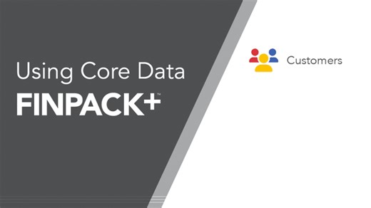 Using Core Data in FINPACK+ - FINPACK