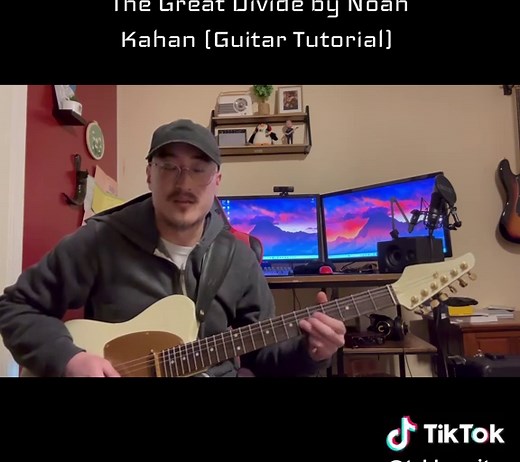Guitar Tutorial for The Great Divide by Noah Kahan