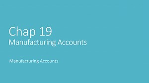 【中英文授课】 原创 ALEVEL CIE 会计 ACCOUNTING chapter 16-20