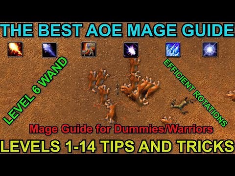 WoW Classic FRESH MAGE AOE FARM GUIDE LIVE (LVLS 22-25 AOE FARMING GUIDE)