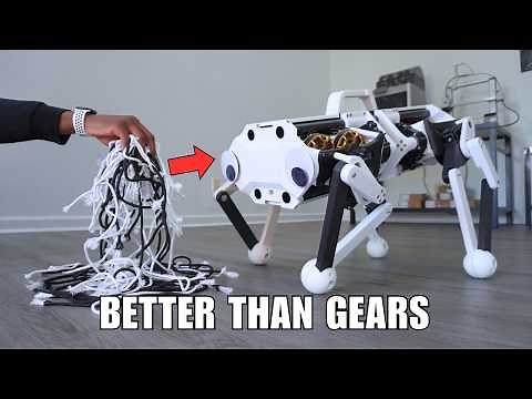 I Built a Robot Dog Using... Rope?