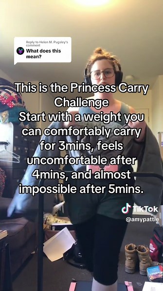 Princess Carry Challenge: Gym Workout Challenge