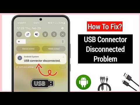How To Fix Samsung USB Connector Connected Disconnected Problem Step By Step -2025