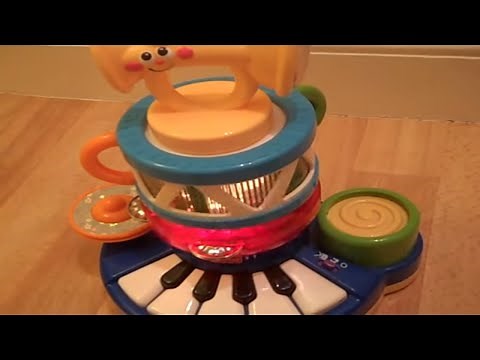 Fisher-Price Boppin beat a band stacker toy.Dance Baby Dance! Buildin' Band musical instrument