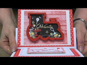 #347 Embellish easy to make Clear Scrap shaker cards, tags & more with Cosmic Shimmer, IZink Glitter