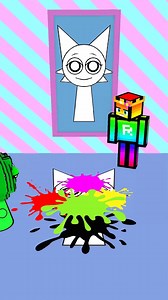 Incredibox Sprunki Help Sprunki color the White puzzle | Spruki Toon Craft