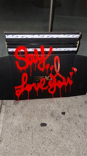 Say “I love you” Versace Box. Broome st. | Say ‘I love you’