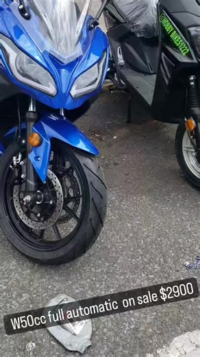this is a 250cc sport bike full automatic with gas bike full size full street legal we can ship to all states dont miss out the deal 2900. shipping is $250. .or can do local pickup call to place orders. this full automatic gas a go 347 610 9838 to place your order