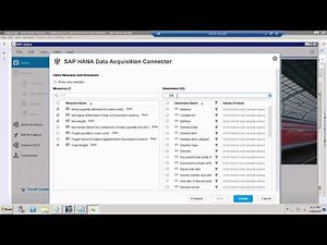 SAP LUMIRA Dasboard report on SAP HANA Calculation view