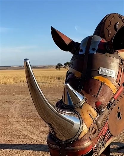 This guy builds incredibly accurate animal sculptures out of metal!🐄🛠 | UNILAD Tech