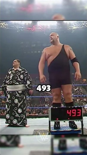 What happens when a weighing scale meets with WWE giants