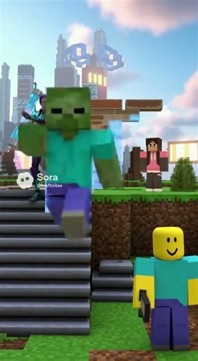 Fortnite vs Roblox vs minecraft Showdown