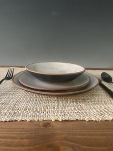 Handmade Dinnerware | Rustic Pottery Dish Set | Modern Minimalist Tableware | Handmade Ceramic Stoneware Plate | Japandi Style Place Setting - Etsy
