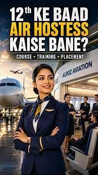12th Ke Baad Air Hostess Kaise Bane? | Air Hostess Training Institute