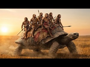 Life 8.4 Million Years Ago - “Early humans hunting buffalo.