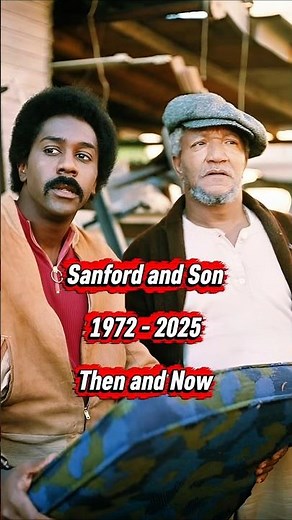 Sanford and Son Cast Then and Now | 1970s TV Legends #shorts #america #nostalgia