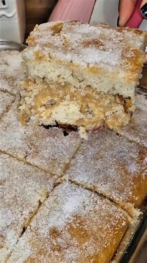 Bolo de coco gelado ✨️ #receita #bolo #bolodecoco #coco #sobremesa