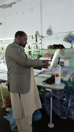 Computerized embroidery in action