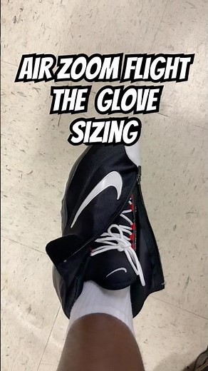 Air Zoom Flight the glove comes out tomorrow . On feet and sizing video . Go true or half size up .