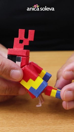 DIY Minecraft Parrot from Scratch 🦜🦜 link in bio 😊 #minecraft #minecrafttutorial #minecraftpapercraft #minecraftparrot #diy #tutorial #fyp