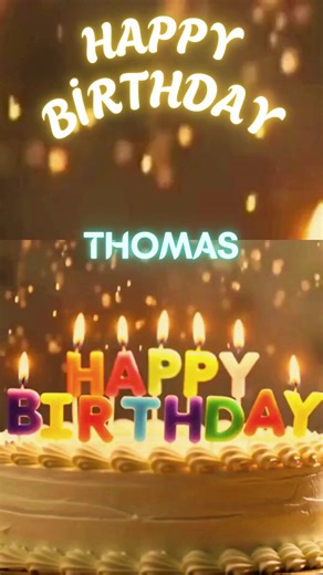 THOMAS Happy Birthday Songs #music #happybirthday #happy #thomas