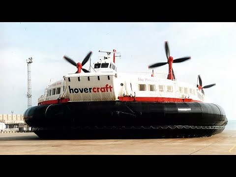 SRN4 HOVERCRAFT UK British Transport History Video