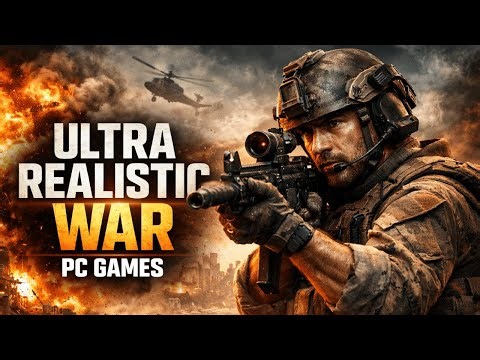 Top 10 Realistic War Games for PC | Ultra-Realistic Military Games