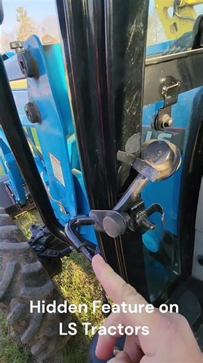 Hidden feature on some LS Tractors #agriculturalmachinery #farming #tractor