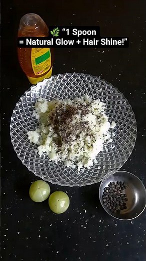 😱 This Amla Glow Shot Changed My Skin & Hair Naturally! 💚✨ #viral