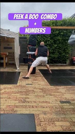 Peek-a-boo boxing style combinations + a side step #peekaboofootwork