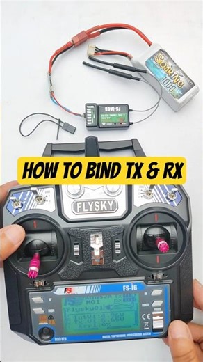 How to Bind FlySky i6 Transmitter with Receiver #flysky #rcremote #rccar