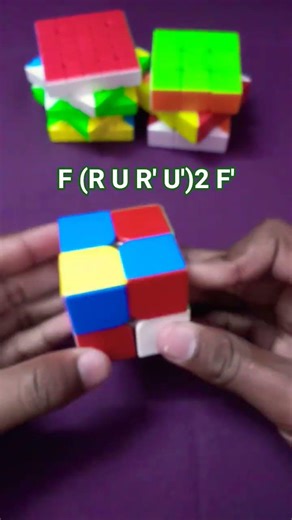 2by2 cube solve formula 🤔||#trending #viral #rubikscube #subscribe #like #shorts #views #reels